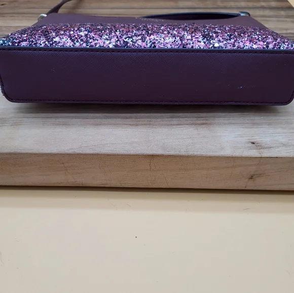 Kate Spade Burgundy and Pink Glitter Bag - Picture 7 of 7